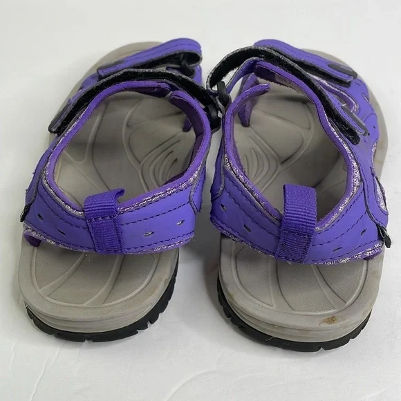 Northside youth/kids purple floral sandals child size 3 - Picture 3 of 7